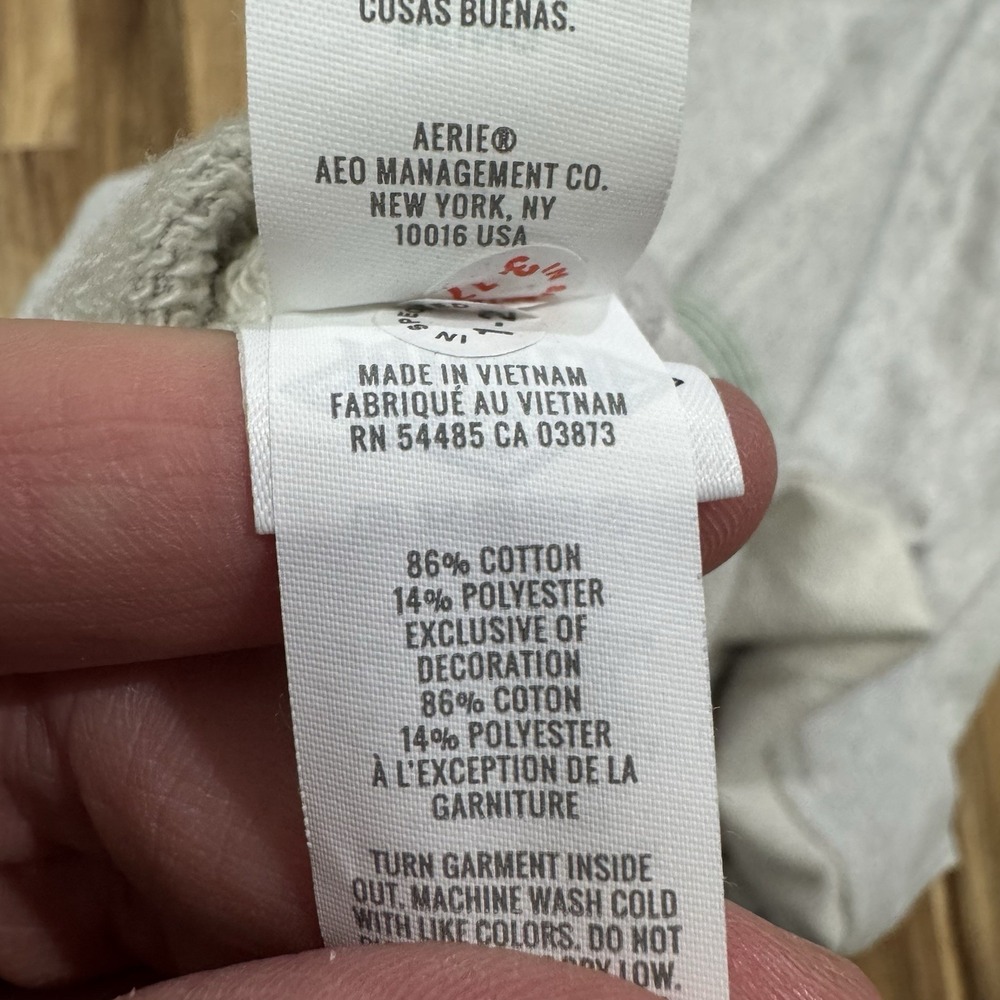 Aerie x Wicked Sweatshirt Womens L Gray Crewneck Fleece Oversized Movie - Picture 8 of 8